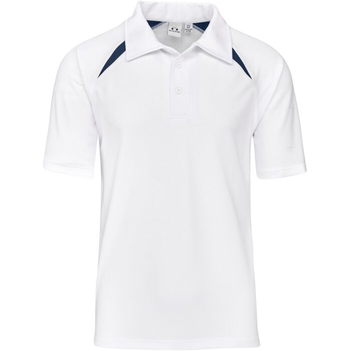 Kids Splice Golf Shirt - White - Image 2