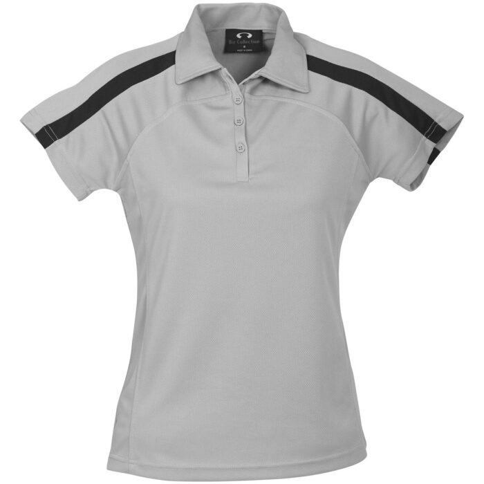 Ladies Monte Carlo Golf Shirt - Grey - Image 2