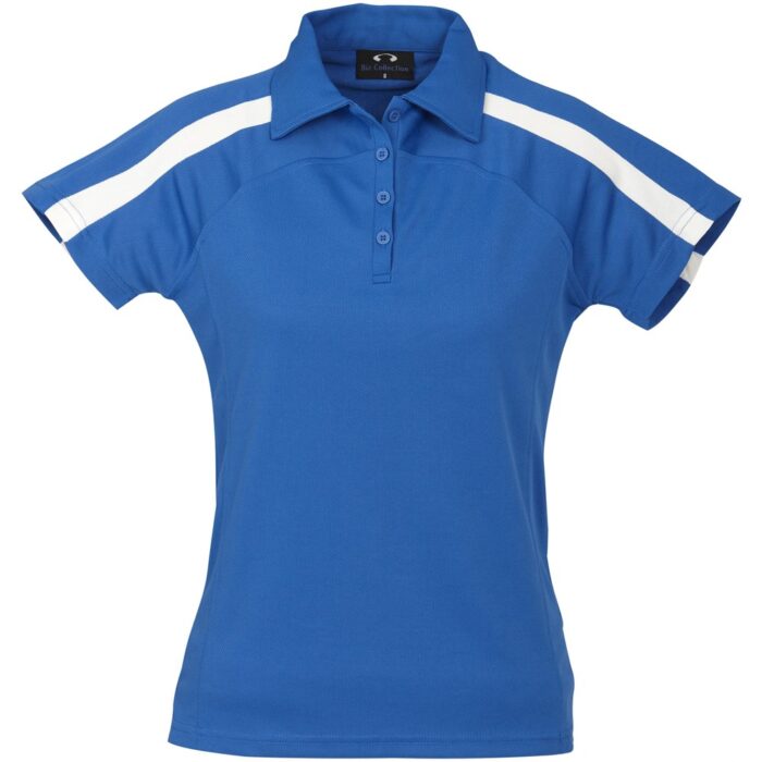 Ladies Monte Carlo Golf Shirt - Royal Blue - Image 2