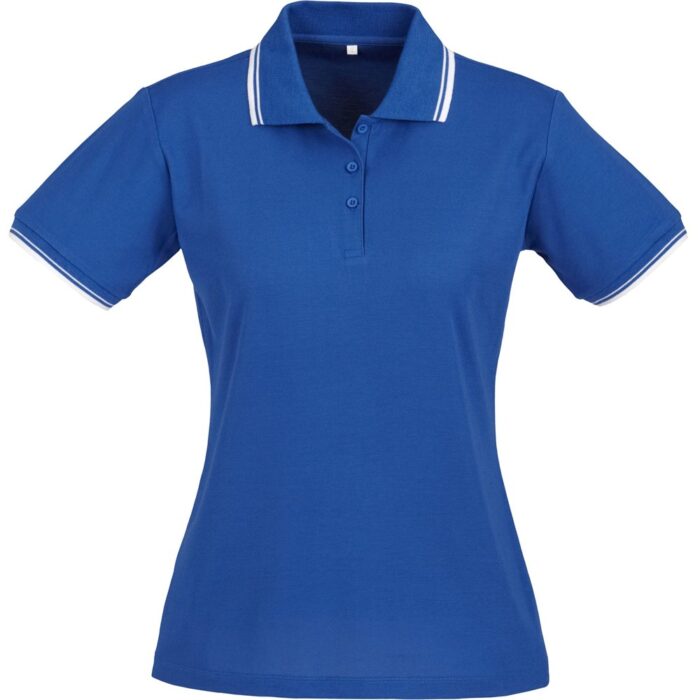Ladies Cambridge Golf Shirt - Royal Blue - Image 2