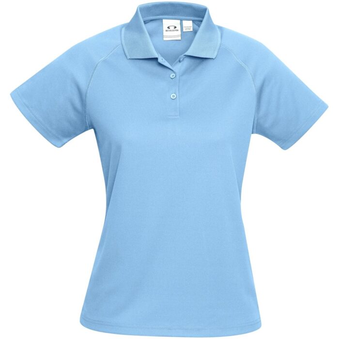 Ladies Sprint Golf Shirt - Light Blue - Image 2