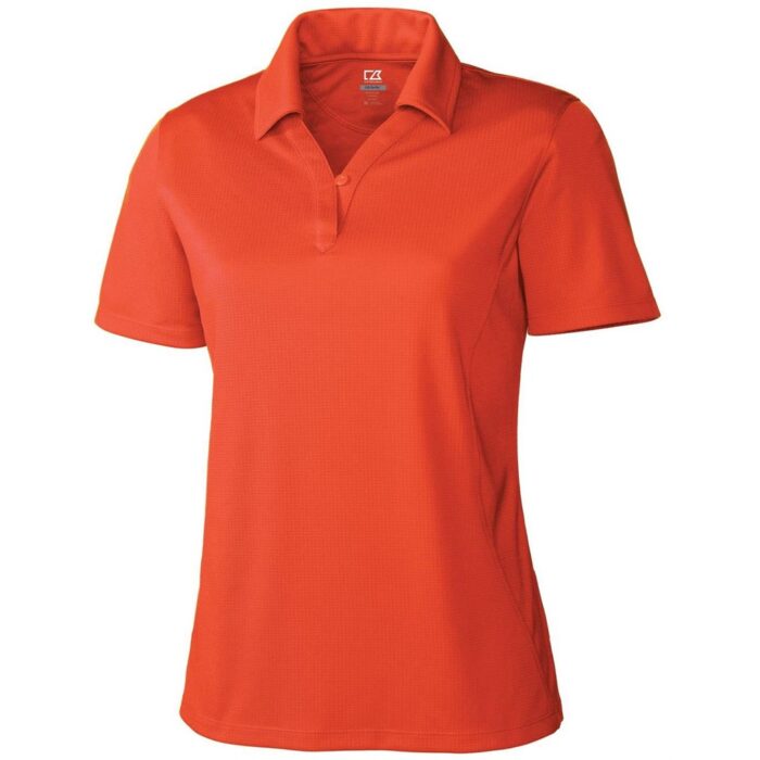 Ladies Genre Golf Shirt - Orange - Image 2