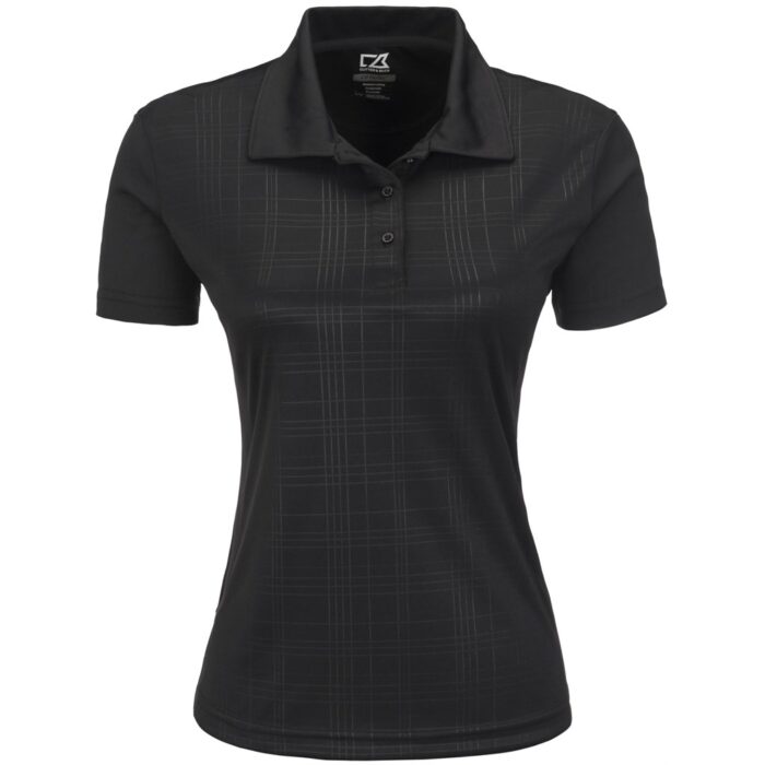 Ladies Sullivan Golf Shirt - Black - Image 2