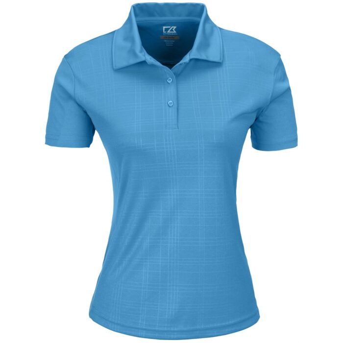 Ladies Sullivan Golf Shirt - Light Blue - Image 2