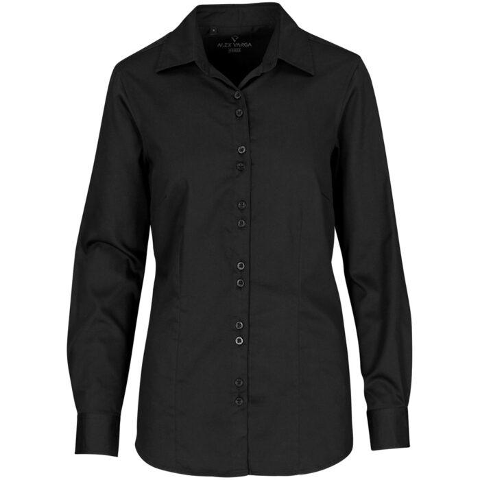Ladies Long Sleeve Alex Varga Opus Stretch Shirt - Image 4