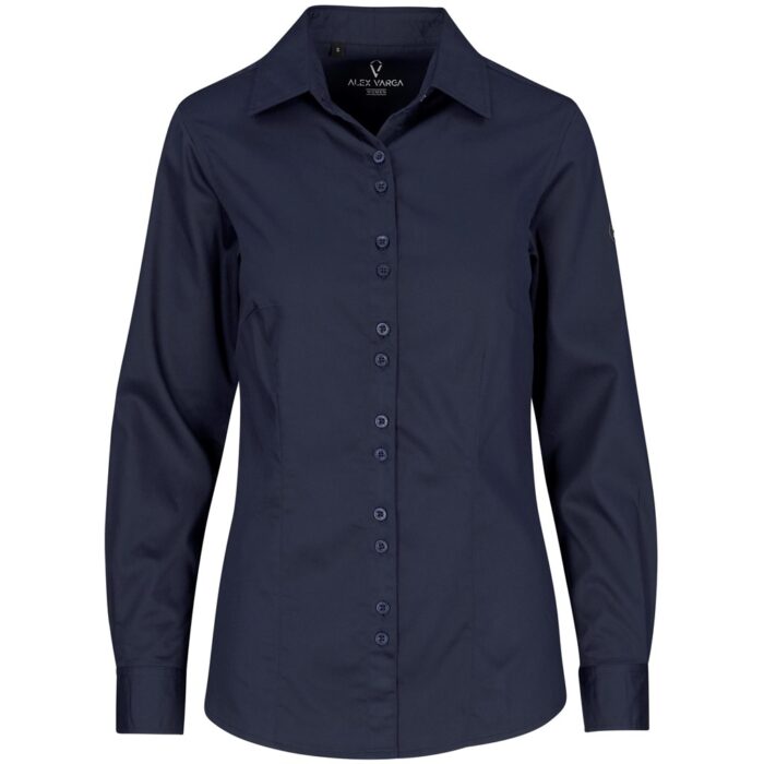 Ladies Long Sleeve Alex Varga Opus Stretch Shirt - Image 5