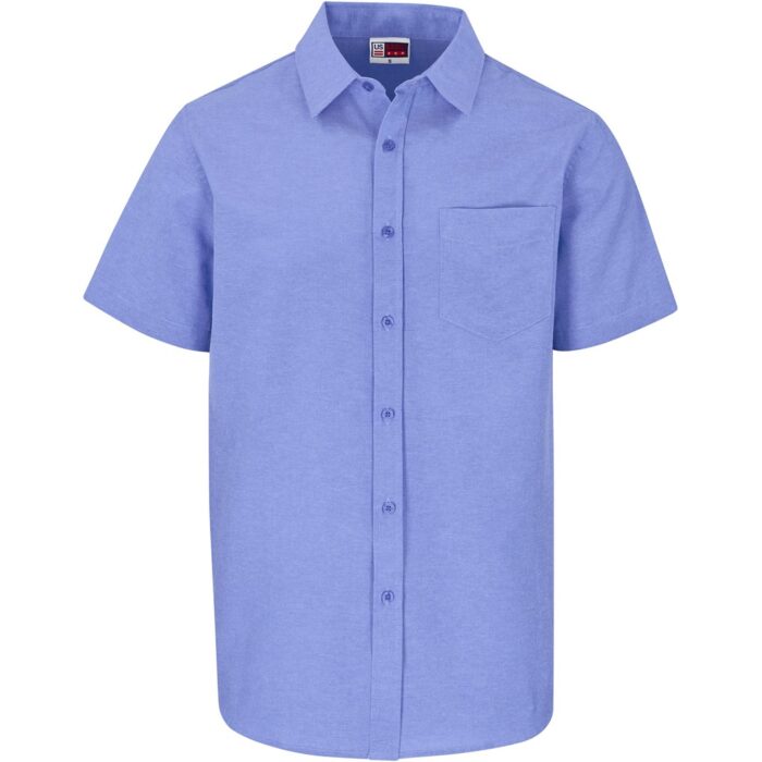 Mens Short Sleeve Oxford Shirt - Image 5