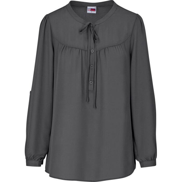 Ladies Long Sleeve Candice Blouse - Image 6