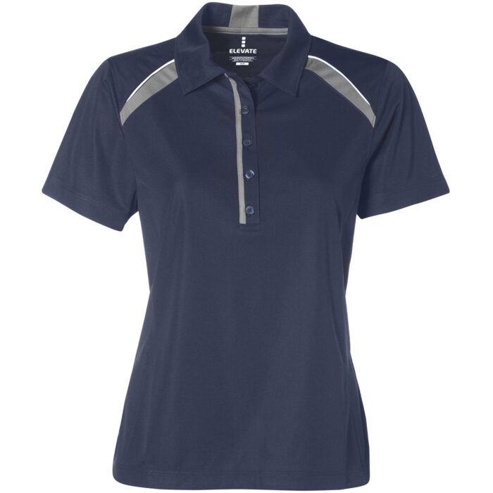 Ladies Quinn Golf Shirt - Navy - Image 2