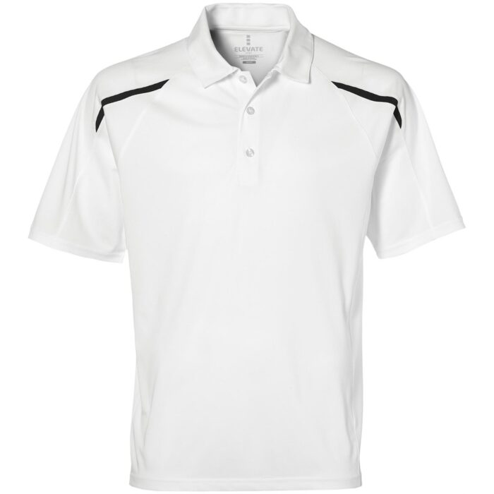 Mens Nyos Golf Shirt - White - Image 2