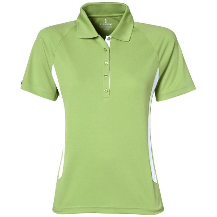 Ladies Mitica Golf Shirt - Lime - Image 2