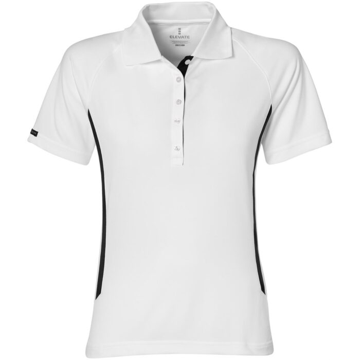 Ladies Mitica Golf Shirt - White - Image 2