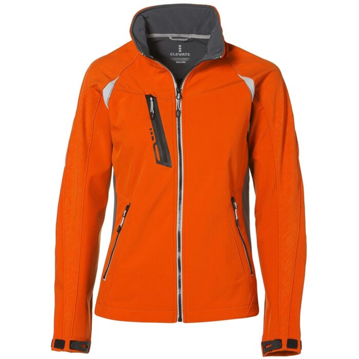 Ladies Katavi Softshell Jacket - Orange - Image 2