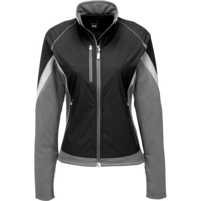 Ladies Jozani Hybrid Softshell Jacket - Black - Image 2