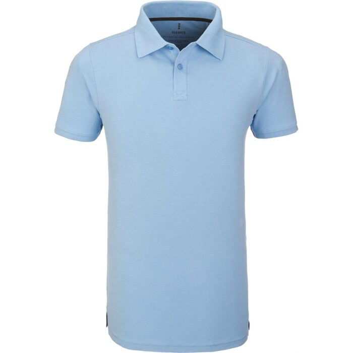 Mens Calgary Golf Shirt - Light Blue - Image 2