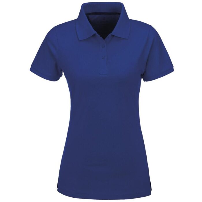 Ladies Calgary Golf Shirt - Blue - Image 2