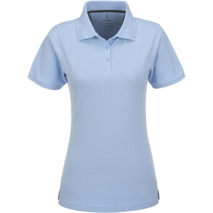 Ladies Calgary Golf Shirt - Light Blue - Image 2