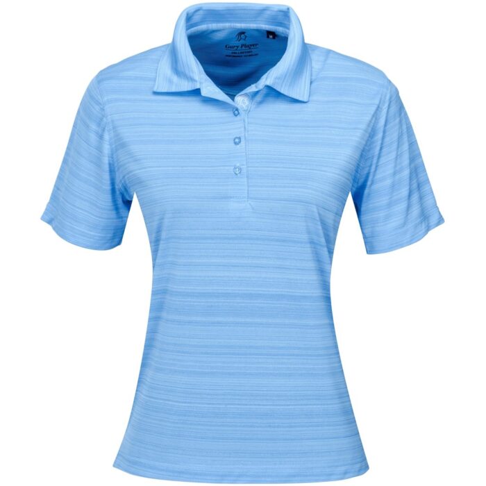 Ladies Astoria Golf Shirt - Light Blue - Image 2
