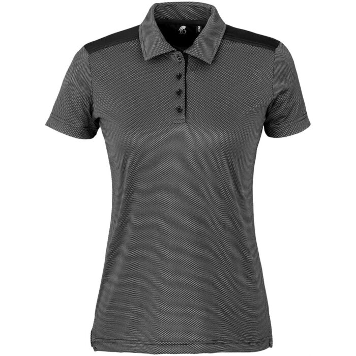 Ladies Sterling Ridge Golf Shirt - Black - Image 2