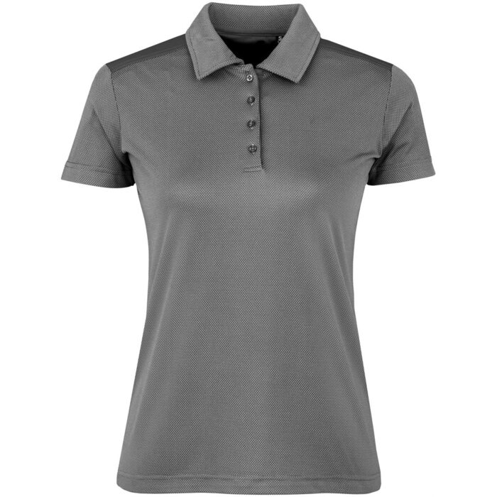 Ladies Sterling Ridge Golf Shirt - Grey - Image 2