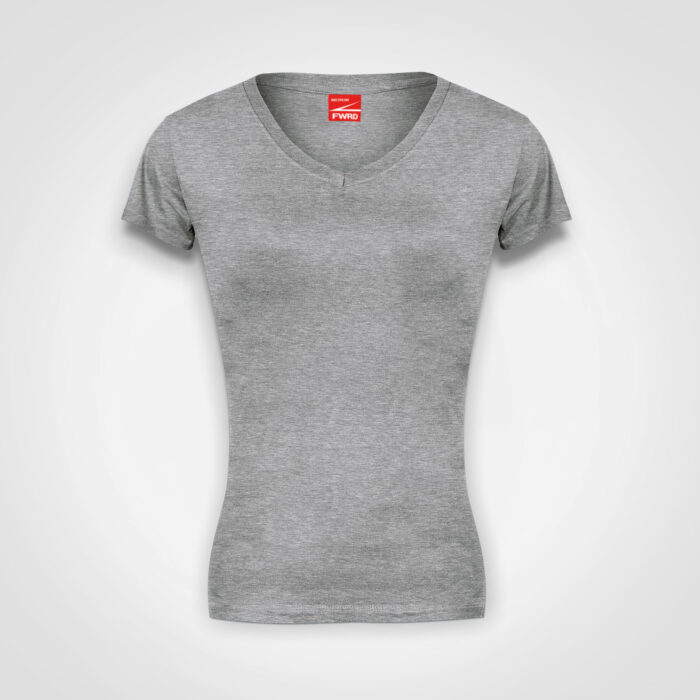 Ladies Fitted V-Neck T-Shirt - Image 7