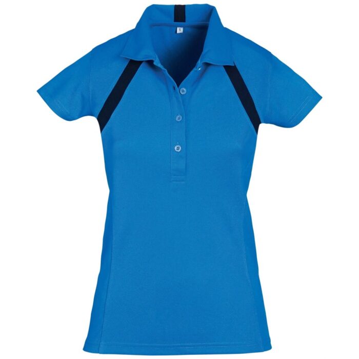 Ladies Jebel Golf Shirt - Blue - Image 2