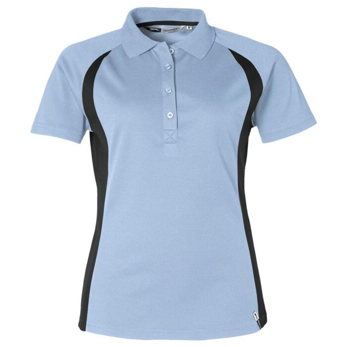 Ladies Apex Golf Shirt - Light Blue - Image 2