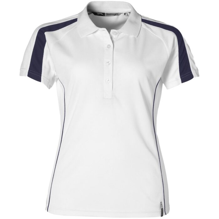 Ladies Horizon Golf Shirt - White - Image 2