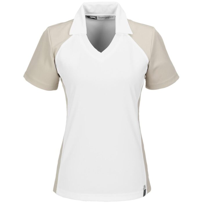 Ladies Grandslam Golf Shirt - Khaki - Image 2