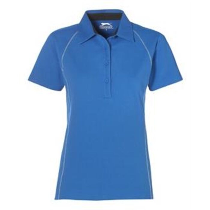Ladies Victory Golf Shirt - Blue - Image 2