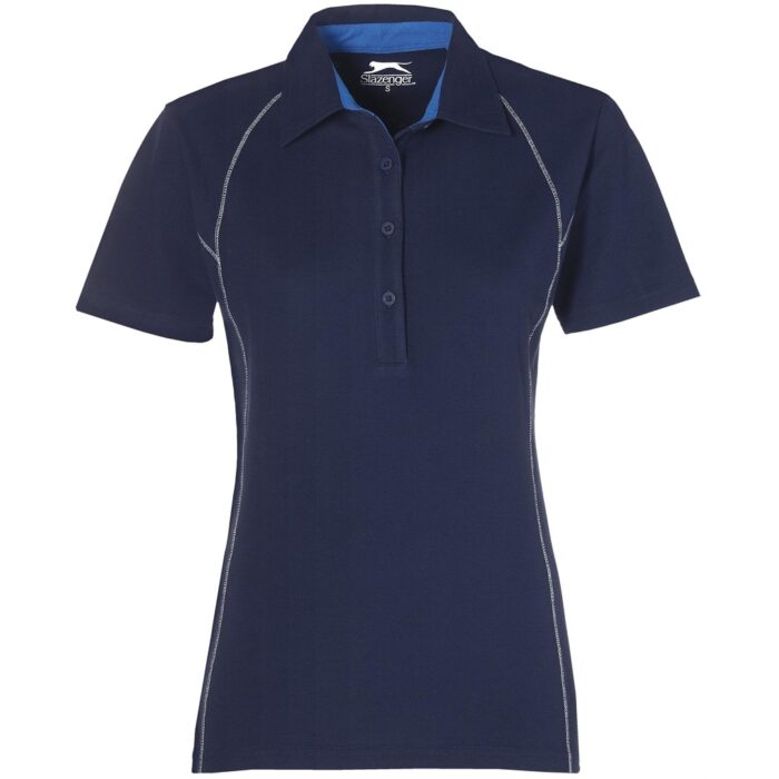 Ladies Victory Golf Shirt - Navy - Image 2