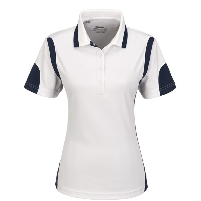 Ladies Genesis Golf Shirt - White - Image 2