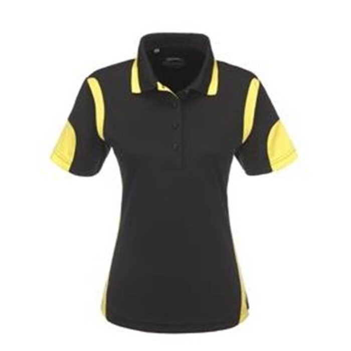 Ladies Genesis Golf Shirt - Yellow - Image 2