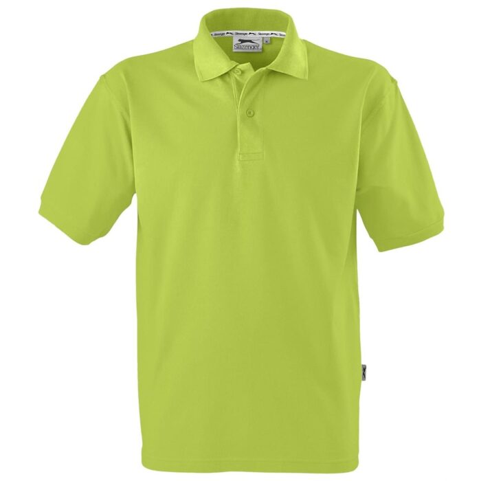 Mens Crest Golf Shirt - Green - Image 2