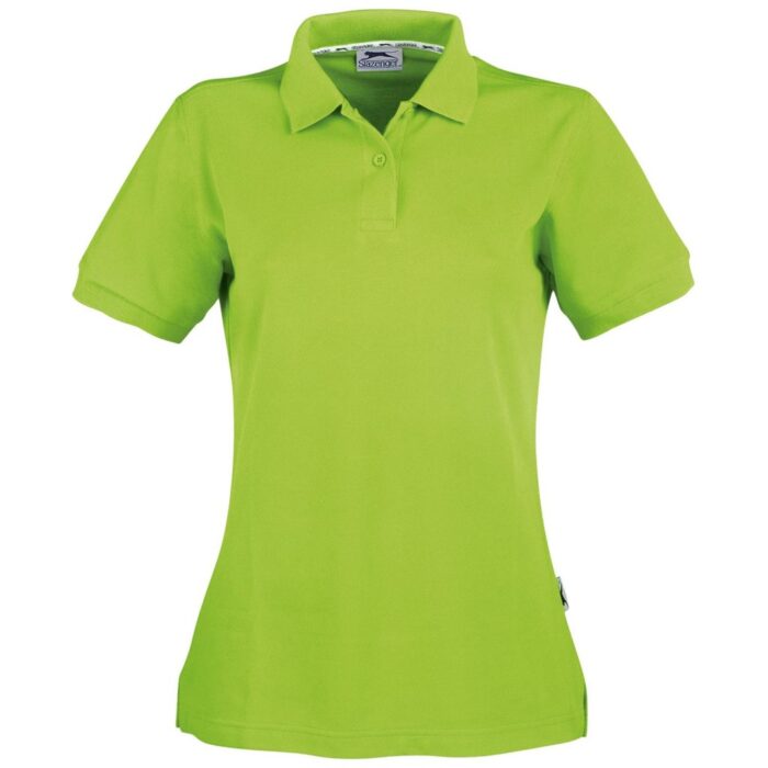Ladies Crest Golf Shirt - Green - Image 2