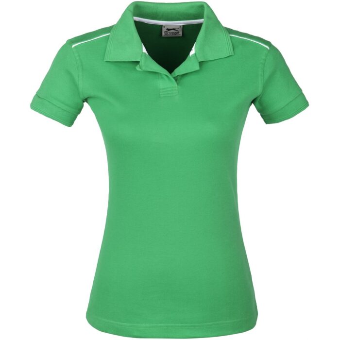 Ladies Backhand Golf Shirt - Green - Image 2