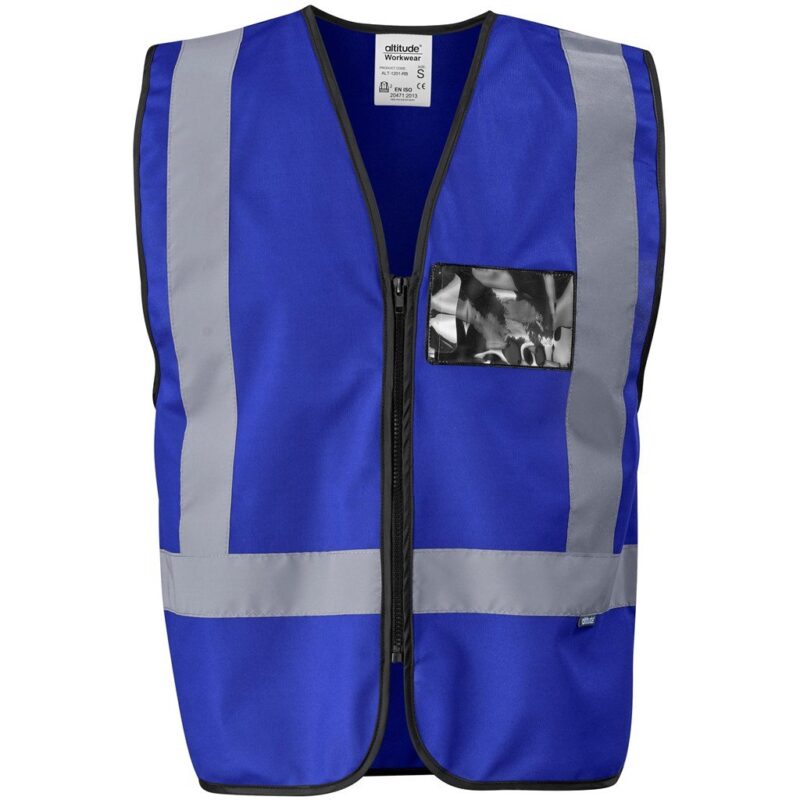 Direction En4 Hi-Viz Reflective Full Zip Vest - Image 2
