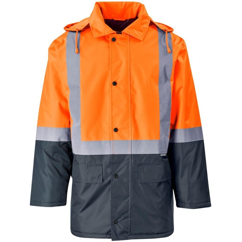 Hazard Padded Two-Tone Hi-Viz Reflective Jacket - Image 5